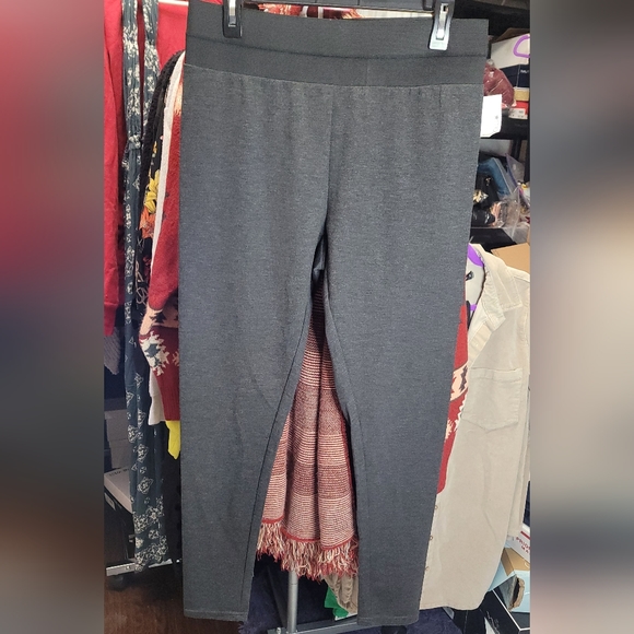 LARGE 3PRS Legging bundle INC Silver Metallic INC Faux suede INC Jersey knit - Picture 11 of 13